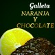 Galletas de naranja con cobertura de chocolate (7UD)