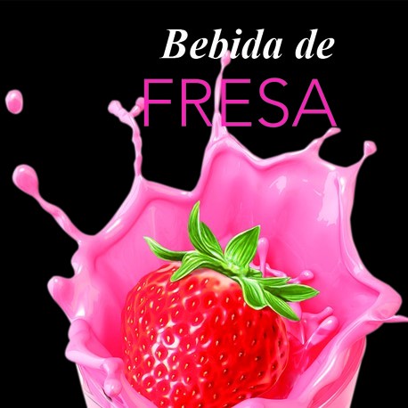Bebida de fresa