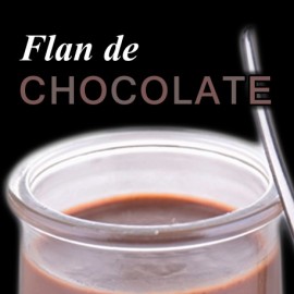 Flan chocolate