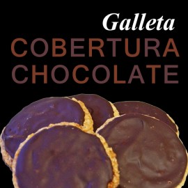 galletas con cobertura de chocolate