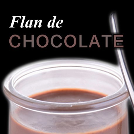 Flan chocolate